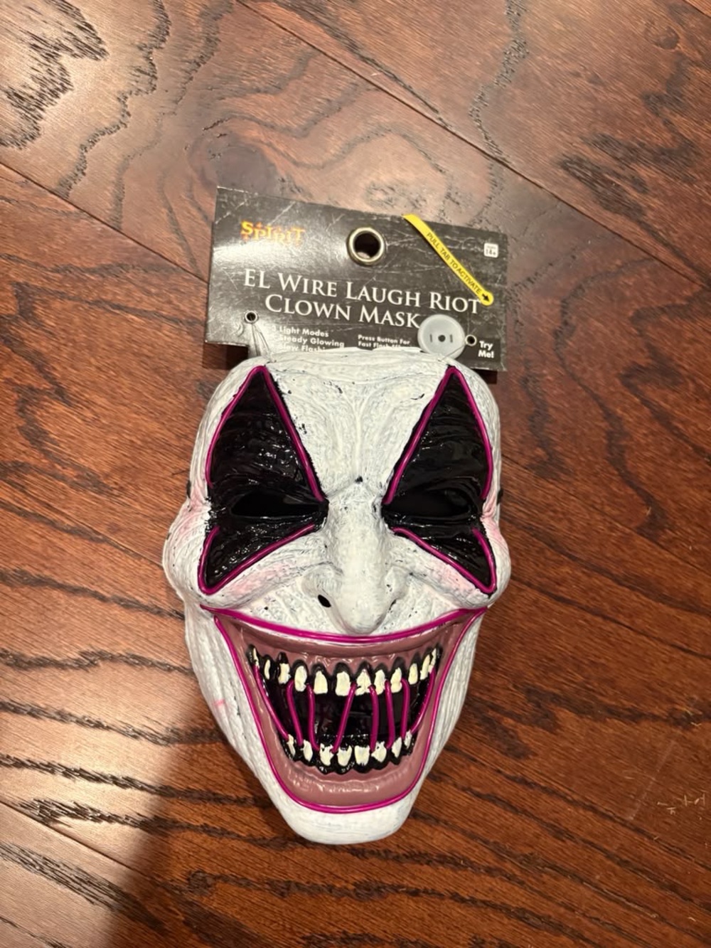 White and Pink Laugh Riot Clown Mask by Spirit